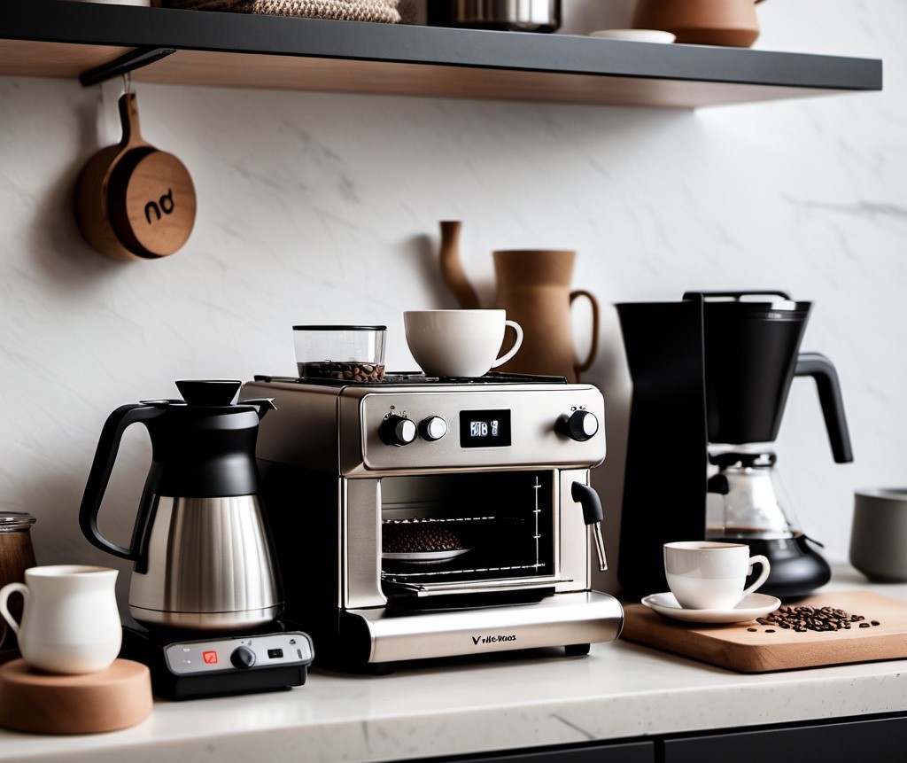 Home coffee roasting and brewing
